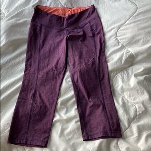FREE W PURCHASE Leggings Capris Yoga Pants Purple